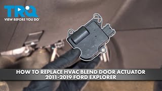 How to Replace HVAC Blend Door Actuator 20112019 Ford Explorer [upl. by Munshi776]