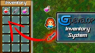 Create your own Inventory System  Full Inventory System Tutorial Using GDevelop 5 [upl. by Esilahs82]