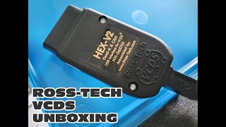 RossTech VCDS 2022 HEX2 OBD2 Software and Cable Unboxing [upl. by Araeit378]