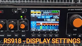 RS918 HF  SDR  Orange Change Waterfall Scope Percentage [upl. by Saidnac]