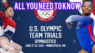 2024 US gymnast Olympics team trails l all updates about Olympics trails [upl. by Essilevi]