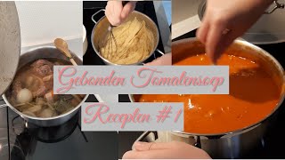 Recept van mijn gebonden Tomatensoep 🥣🍴 》Recepten1 [upl. by Gide602]