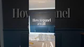 How I panel 324 Panel Moulding from SkirtingWorld ​⁠ home diy panelling renovation [upl. by Mackoff]