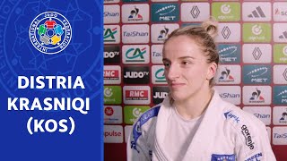 Distria KRASNIQI KOS  Paris Grand Slam 2024 Winner 52 kg [upl. by Aicilra285]