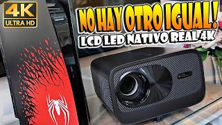 El ÚNICO PROYECTOR LCD LED Nativo REAL a 4k y es IMPRESIONANTE Luximagen APK01 [upl. by Gleda]