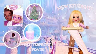 Starting Over in Royale High Ep1 amp GLITTERFROST UPDATE ❄  Royale High [upl. by Eikin]