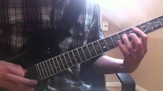 Municipal Waste  Sadistic Magician Guitar Cover [upl. by Jerol]