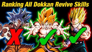 Dokkan Battle Ranking All Dokkan Revive Skills 2023 [upl. by Akihsar]