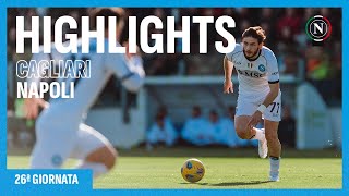 HIGHLIGHTS  Cagliari  Napoli 11  Serie A 26ª giornata [upl. by Conover]