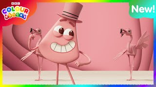 Pink  FULL EPISODE  S1 E23  Learn Colours  Kids Cartoons  Colourblocks [upl. by Dowlen]