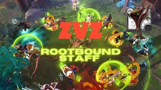 Albion Online I Rootbound Staff I ZvZ I Malicious Crew vs TFD amp joker [upl. by Harbed]