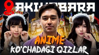 AKIHABARA ANIME VA ELEKTRONIKA MARKAZI DOG KAFE KOCHADAGI YAPON QIZLAR [upl. by Nnad]