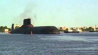 Russian submarine TK208 Dmitri Donskoi 06062011 [upl. by Peirce]