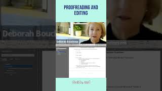 VPGs Ondemand Course Proofreading and Editing with Deborah Bouchoux Esq [upl. by Aidiruy]