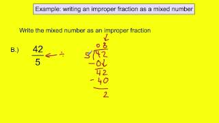 Lesson 711 Fractions Greater Than One  Mixed Numbers and Improper Fractions [upl. by Amling797]