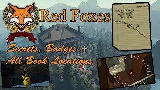 Red Foxes Secrets Badges  All Book locations Roter Fuchs [upl. by Terryn]