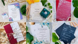 Wedding Invitation Card Model  Wedding Card Designs  Wedding Card AshiFashion [upl. by Goldston877]