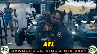 Latest Dancehall Mix 2024 Video ATL  Chronic Law Skeng Skillibeng Masicka Kraff [upl. by Raffo859]