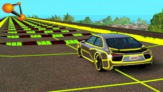 BeamNGdrive  Speed Bumps High Speed 17 [upl. by Seiden]