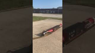 LGB Norfolk Southern Rescue Train test run [upl. by Darom]