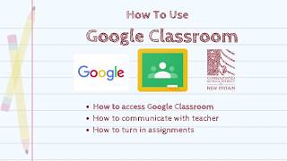 CSDNB  How to Use Google Classroom [upl. by Ailgna]