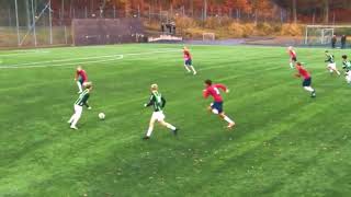 Elliot Toreskog 14 år  GAIS vs Real Sociedad [upl. by Vas343]