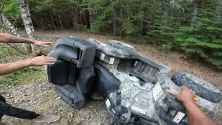 Green Water Washington State Tracker ATVs First ride mayhem Part 1 [upl. by Ayaros]