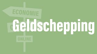 Geldschepping  Economie Compact Online [upl. by Ahsiei]