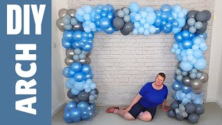 How to Make a SQUARE Balloon Arch 😍 Party Decoration Ideas At Home balloonarch [upl. by Omrellug]