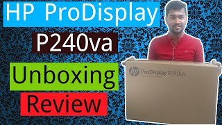 HP ProDisplay P240va Unboxing amp Review  Bangla Unboxing [upl. by Aidni]