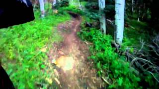 Uncompahgre single track outside Telluride CO [upl. by Wadsworth]