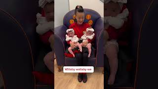 Name songs are a fun and effective way to support early development thewiggles mom baby twins [upl. by Mannie150]