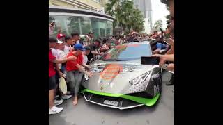 Lamborghini Car ishowspeed gumball3000 cambodia [upl. by Goodden]