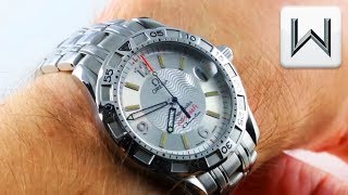 OMEGA SEAMASTER 200M OmegaMatic 25143000 Vintage Luxury Watch Review [upl. by Lizette]