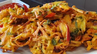 Pakora Rezept Deutsch \Vorspeisen Rezepte \Vegan \Tea time snacks [upl. by Jahdol]