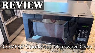 COMFEE EM720CPLPMB Countertop Microwave Oven Review  Is It Worth it [upl. by Khoury]