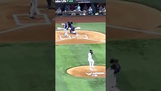 Kumar Rocker’s 1st Pitch at home for the Texas Rangers kumarrocker [upl. by Nedak]