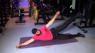 ABDOMINALS OBLIQUES  Side Jack Knife Crunches [upl. by Louisa]