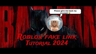 how to create roblox fake link [upl. by Shanon]