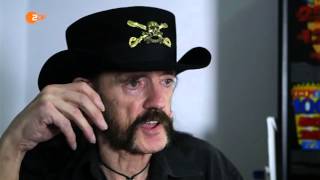 Lemmy Kilmister Motörhead last Interview in german TV ZDF 20151120 720p English Part 2 of 2 [upl. by Haduhey]