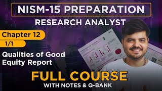 NISM Research Analyst 2024  Full Course  Chapter 12  11 [upl. by Ramled]