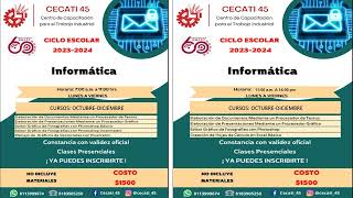 CURSO CECATI 45 CE 2324 [upl. by Oberstone]