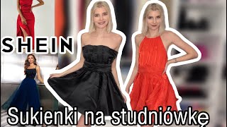 Sukienki na studniówkę z SHEIN Try on haul [upl. by Rein]