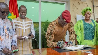 Le Capitaine Ibrahim Traoré inaugure une usine spécialisée dans la production d’huile alimentaire [upl. by Nohsav]