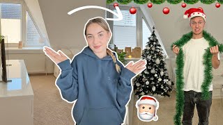 Unser NEUES Wohnzimmer😍 XXL CHRISTMAS MAKEOVER [upl. by Iny]