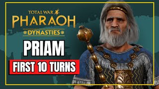 ⚔️ First Look at PRIAM ⚔️ Total War PHARAOH Dynasties Gameplay Campaign Review [upl. by Annaehs549]