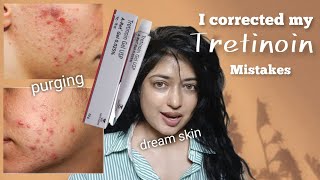 my updated ✨tretinoin✨ skincare routine for antiaging [upl. by Aziza]