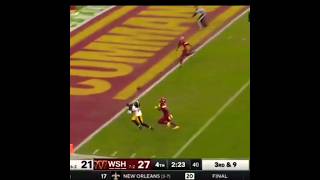 Wilson To Williams Touchdown steelers commanders NFL touchdown winning shortsfeed [upl. by Eerak934]