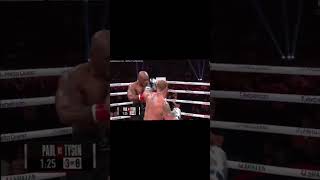 Mike Tyson get knocked out by Jake Paul [upl. by Christie]