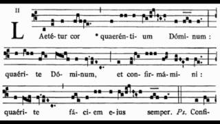 Laetetur cor 4th Sunday in Ordinary Time Introit [upl. by Trace]